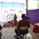 Seorang anak yang sedang mengikuti audisi Hafizh Qur'an